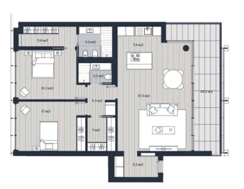 Apartamento T2 para Venda em Marvila