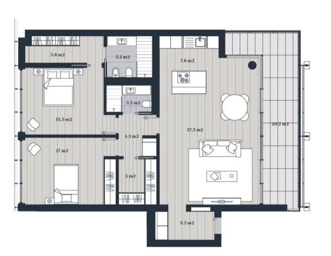 Apartamento T2 para Venda em Marvila Planta 1