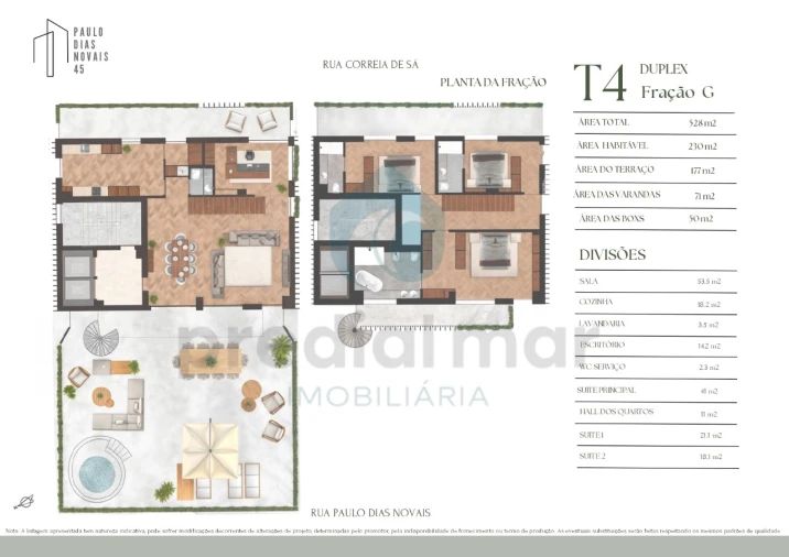 Apartamento T4 para Venda em Lordelo do Ouro e Massarelos Planta 1