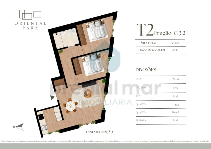 Apartamento T2 para Venda em Campanhã Planta 1