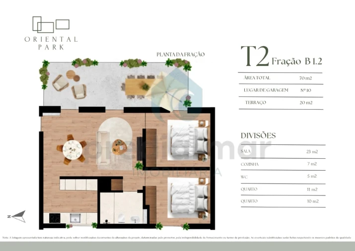 Apartamento T2 para Venda em Campanhã Planta 1