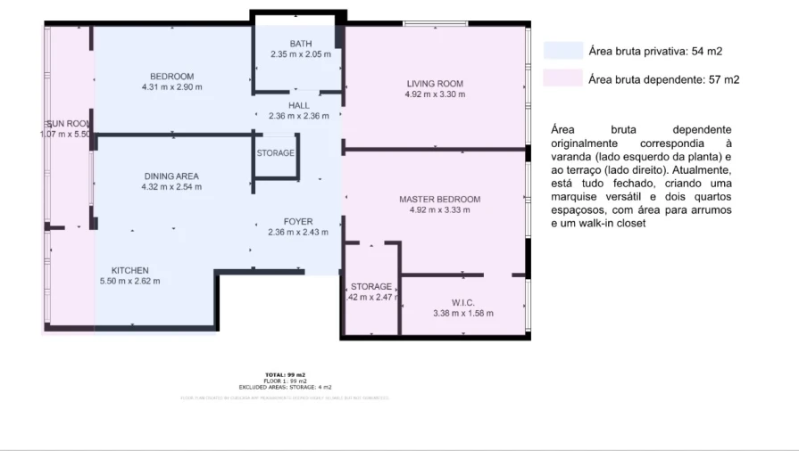 Apartamento T1 para Venda em Odivelas Planta 3