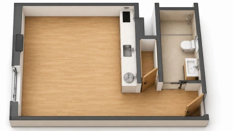 Apartamento T0 para Venda em Mafamude e Vilar do Paraíso
