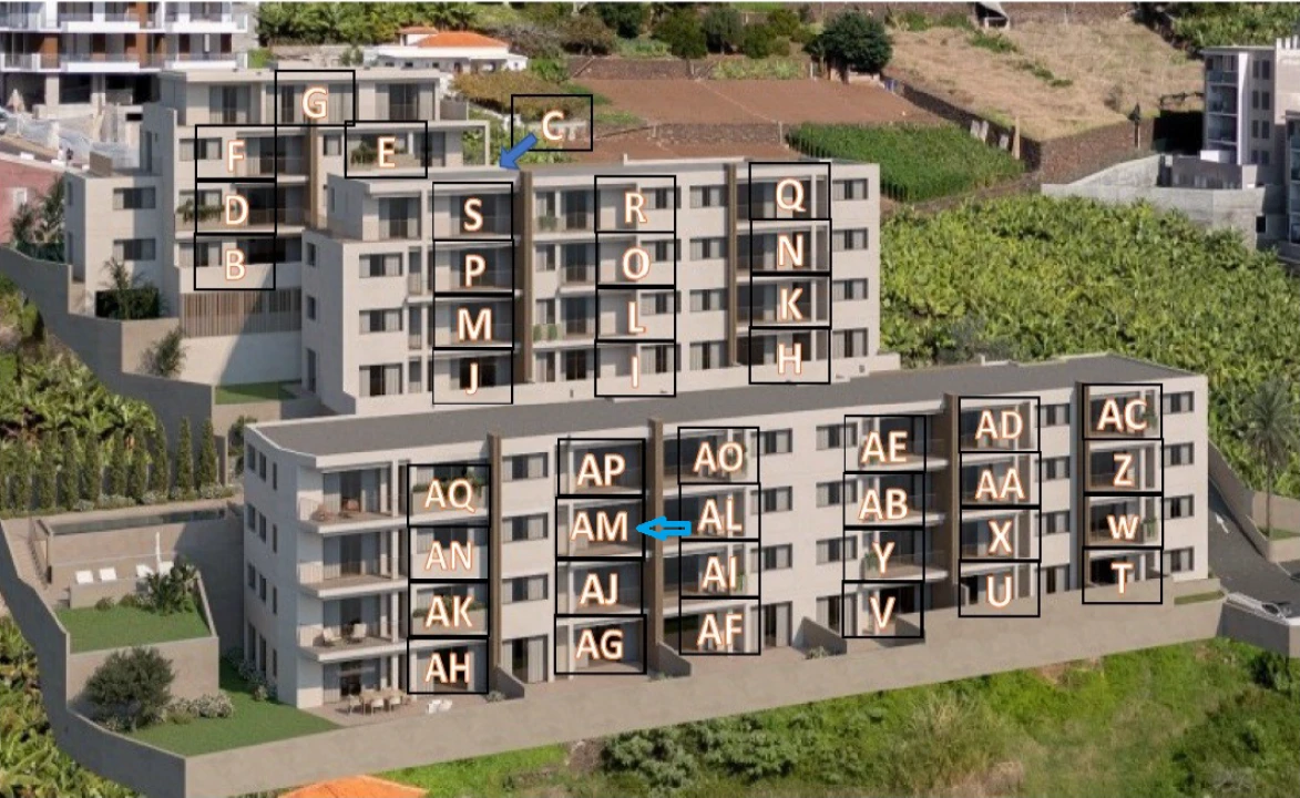 Apartamento T1 para Venda em Camara de Lobos Planta 2