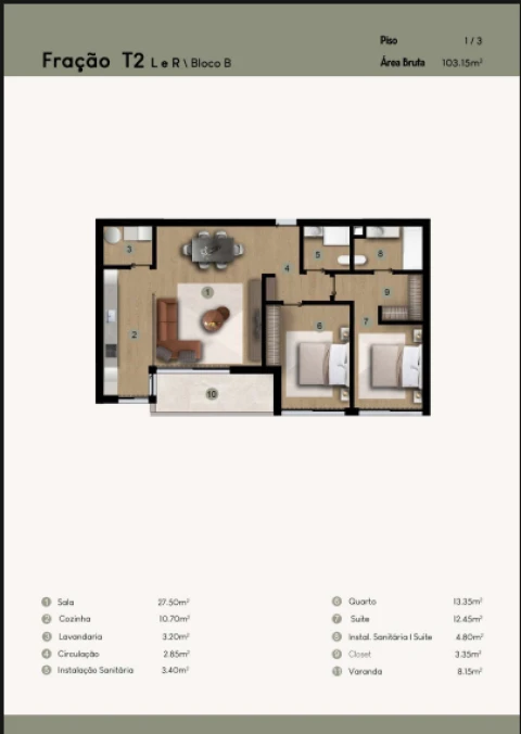 Apartamento T2 para Venda em Camara de Lobos