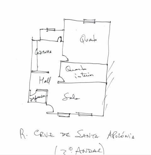 Apartamento T1 para Venda em São Vicente