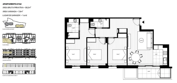 Apartamento T3 para Venda em Vila das Aves