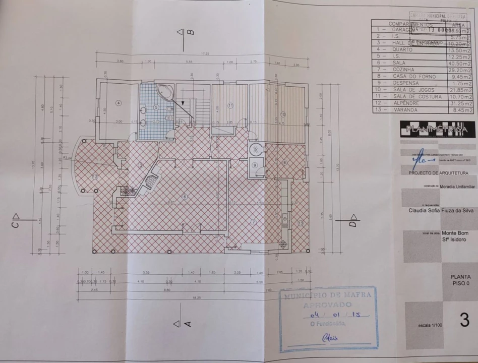 Moradia T6 para Venda em Mafra Planta 5