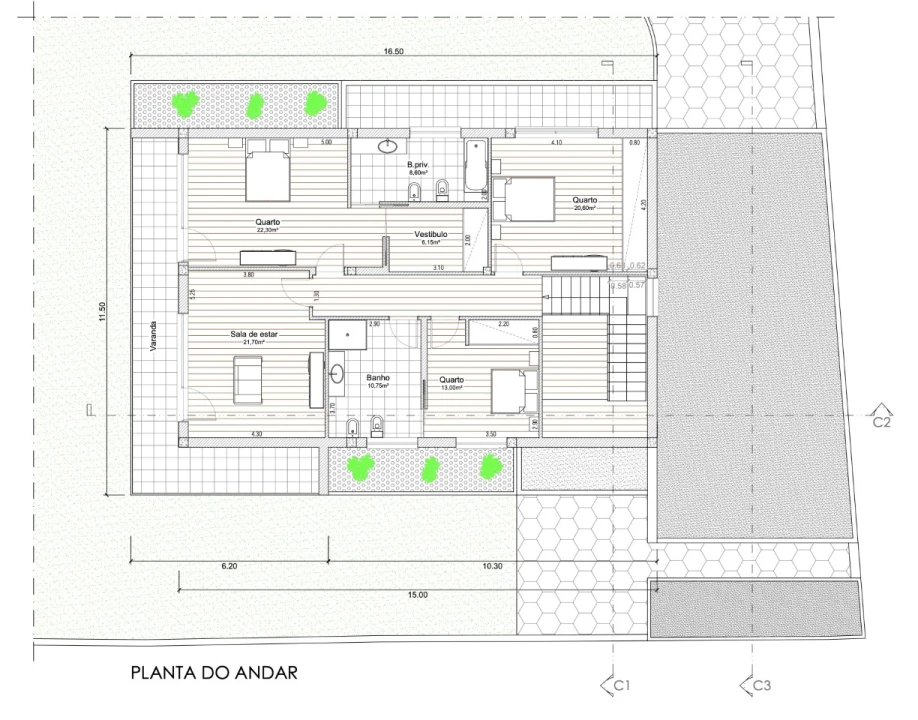 Moradia T5 para Venda em São Roque Planta 2