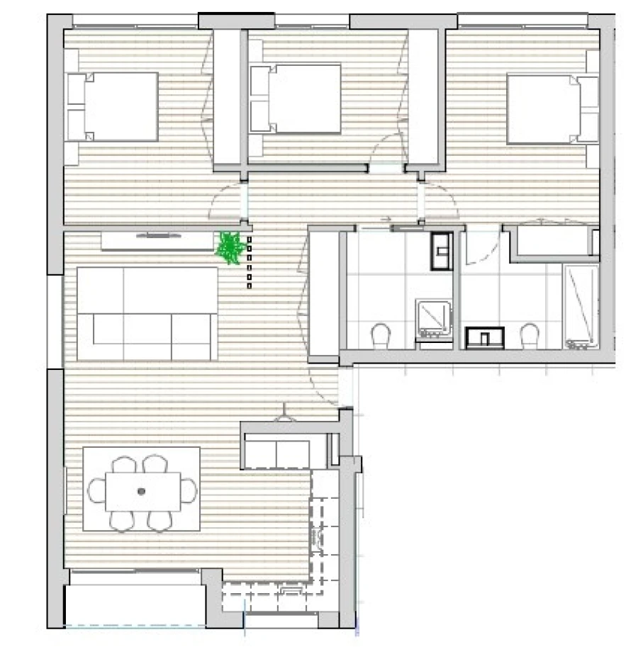 Apartamento T3 para Venda em Constancia Planta 1