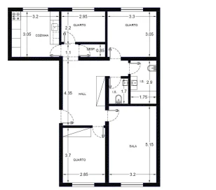 Apartamento T3 para Venda em Pinhal Novo