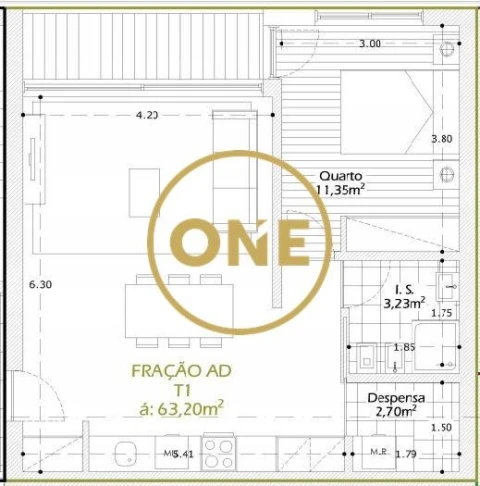 Apartamento T1 para Venda em Vila Nova de Famalicão e Calendário