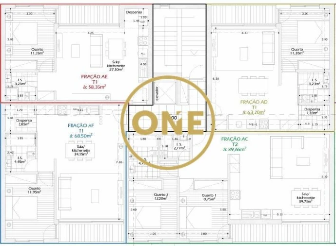 Apartamento T1 para Venda em Vila Nova de Famalicão e Calendário Foto 2