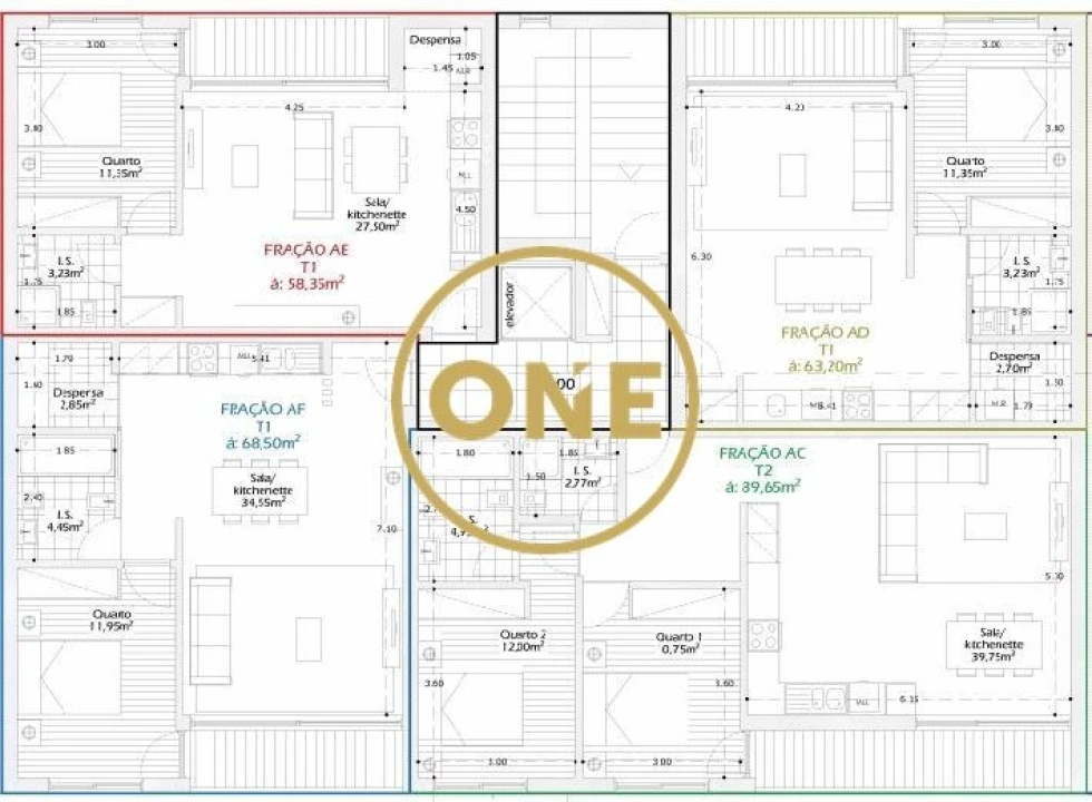 Apartamento T1 para Venda em Vila Nova de Famalicão e Calendário Foto 2