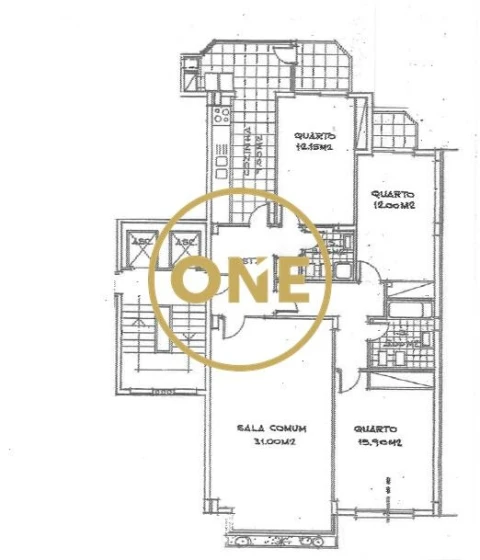 Apartamento T3 para Venda em São Domingos de Benfica