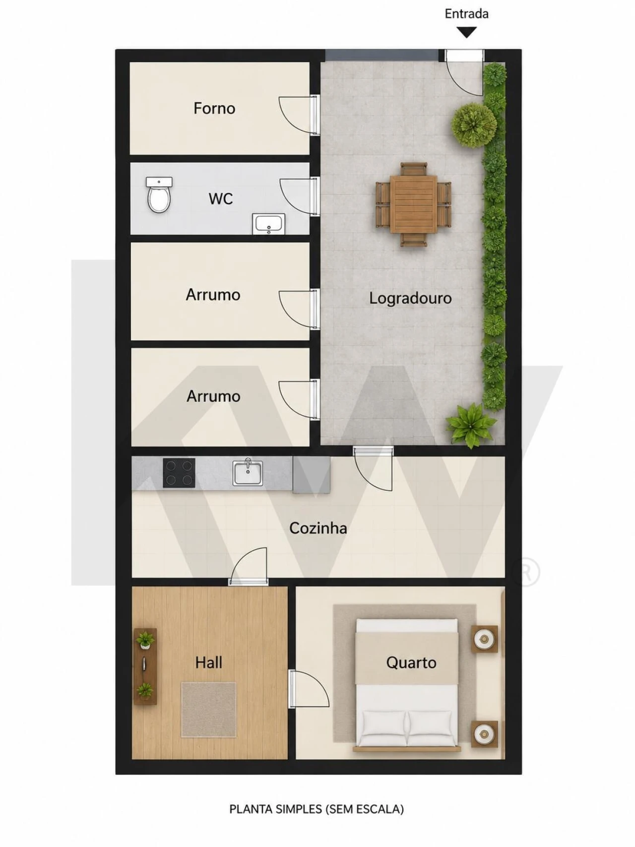Moradia T1 para Venda em Vermelha Foto 29