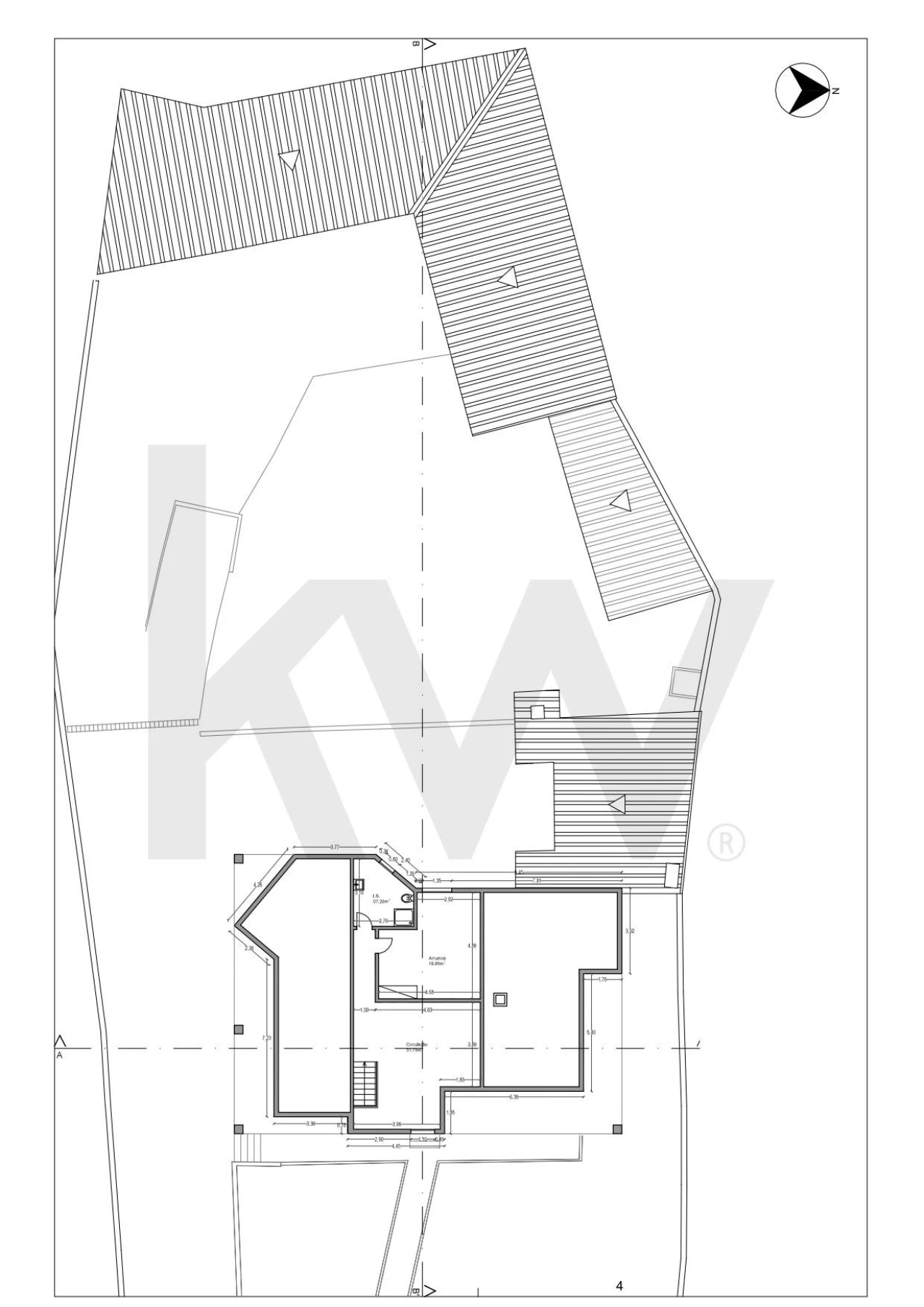 Moradia T4 para Venda em Alcobaça e Vestiaria Planta 2