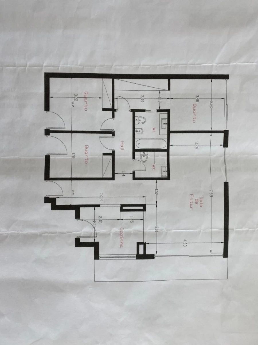 Apartamento T3 para Venda em Quarteira Planta 2