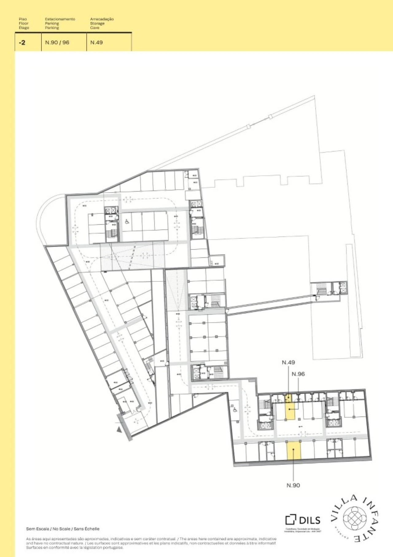 Apartamento T3 para Venda em Estrela Planta 2