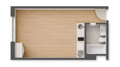 Apartamento T0 para Venda em Mafamude e Vilar do Paraíso