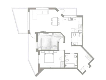 Apartamento T2 para Venda em Armação de Pera