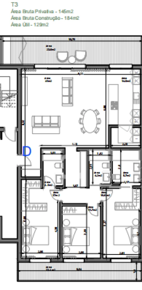 Apartamento T3 para Venda em Santa Clara e Castelo Viegas