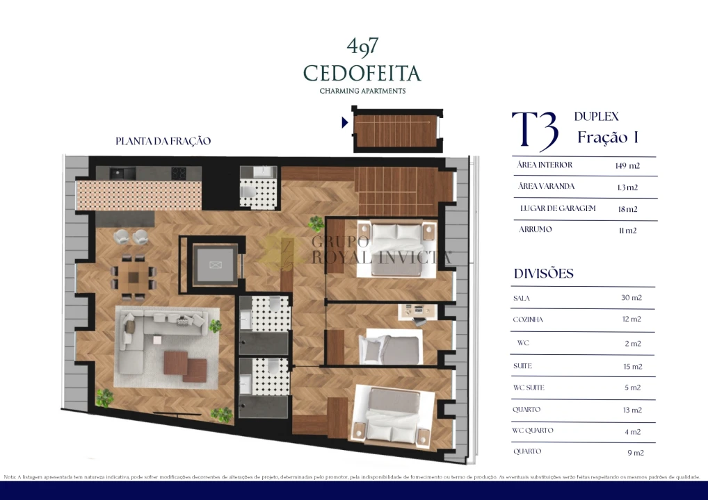 Apartamento T3 para Venda em Cedofeita, Santo Ildefonso, Sé, Miragaia, São Nicolau e Vitória Foto 9