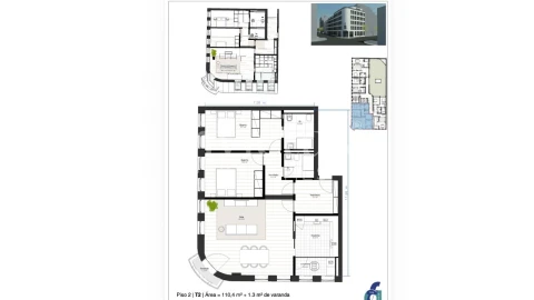 Apartamento T2 para Venda em Matosinhos e Leça da Palmeira