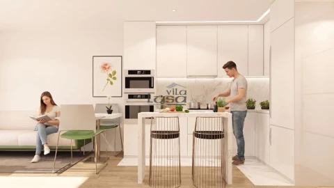 Apartamento T1 para Venda em Mafamude e Vilar do Paraíso