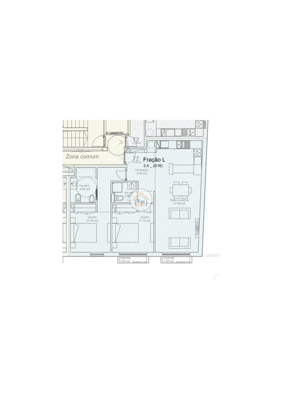Apartamento T2 para Venda em Mafamude e Vilar do Paraíso Foto 28
