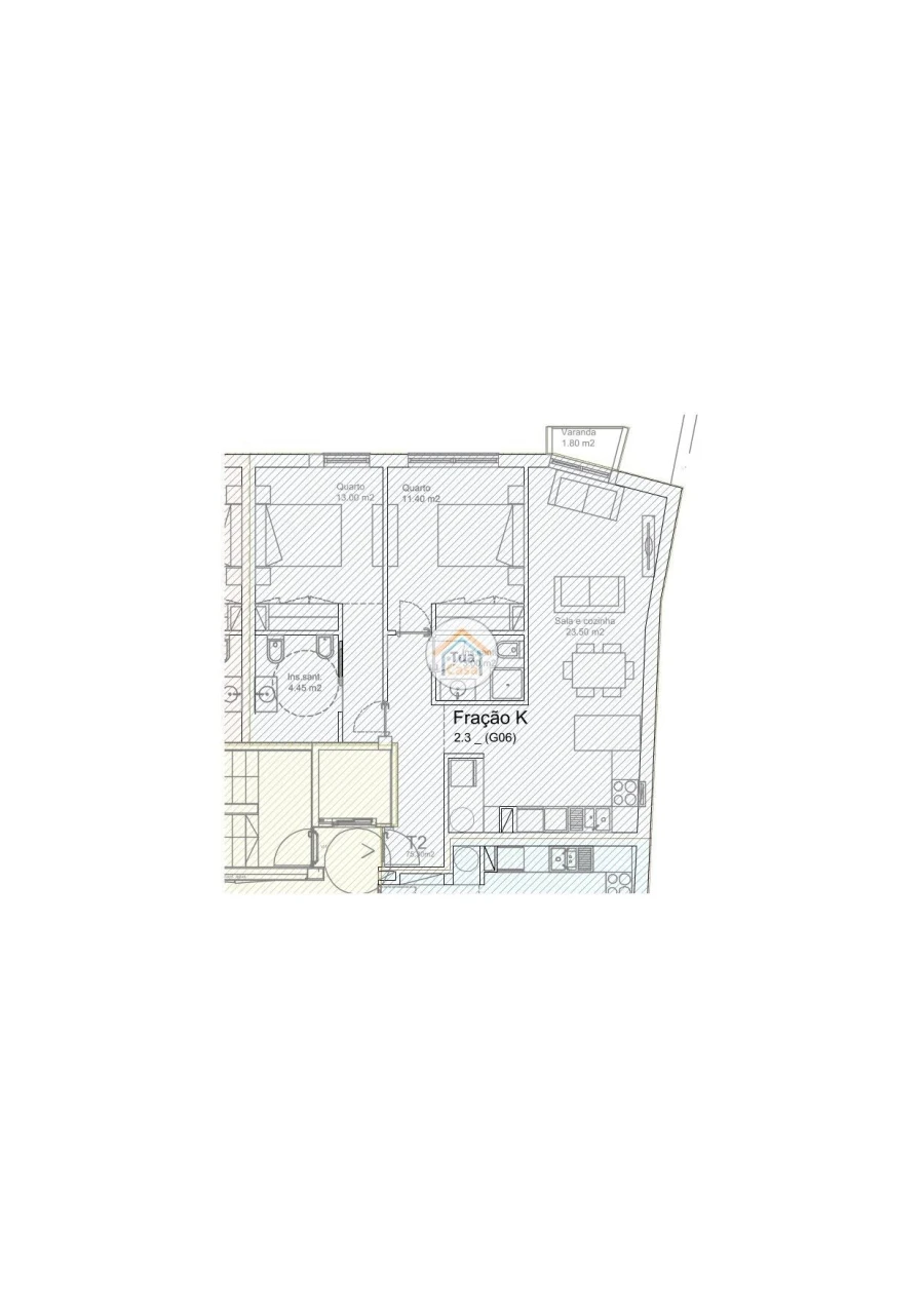 Apartamento T1 para Venda em Mafamude e Vilar do Paraíso Foto 52