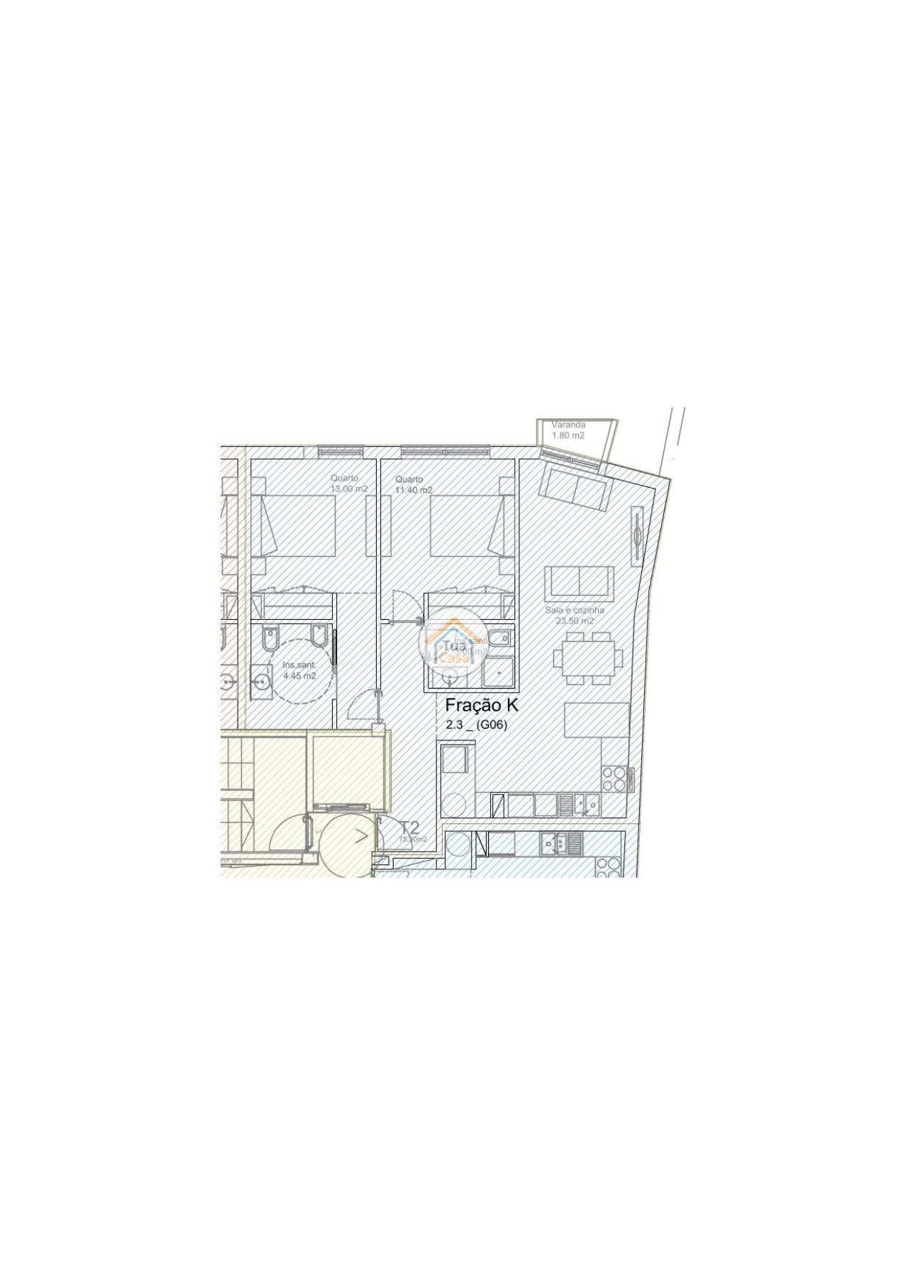 Apartamento T2 para Venda em Mafamude e Vilar do Paraíso Foto 27