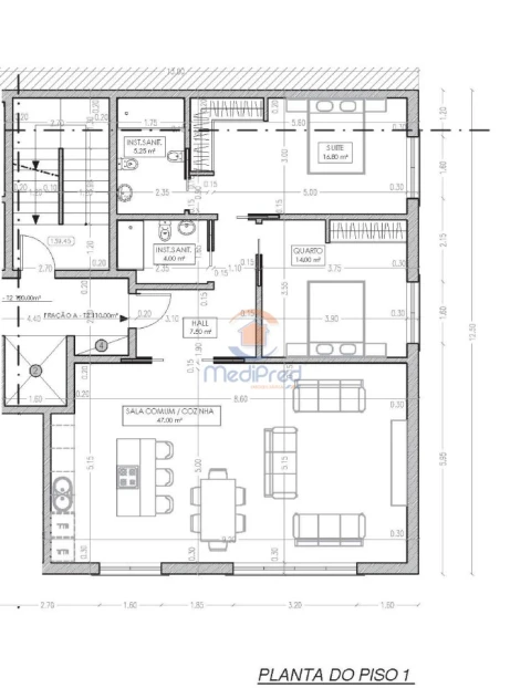 Apartamento T2 para Venda em Ramada e Caneças