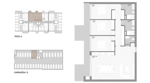 Apartamento T3 para Venda em Valongo