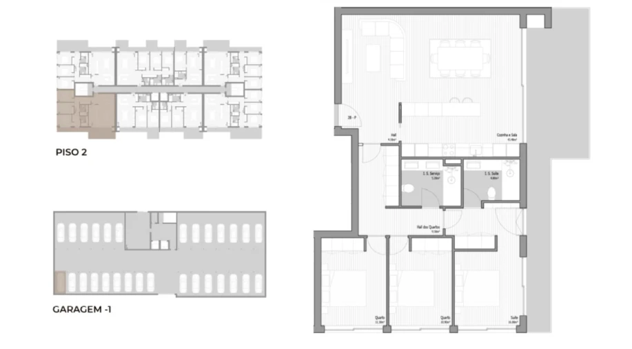 Apartamento T3 para Venda em Valongo Planta 1