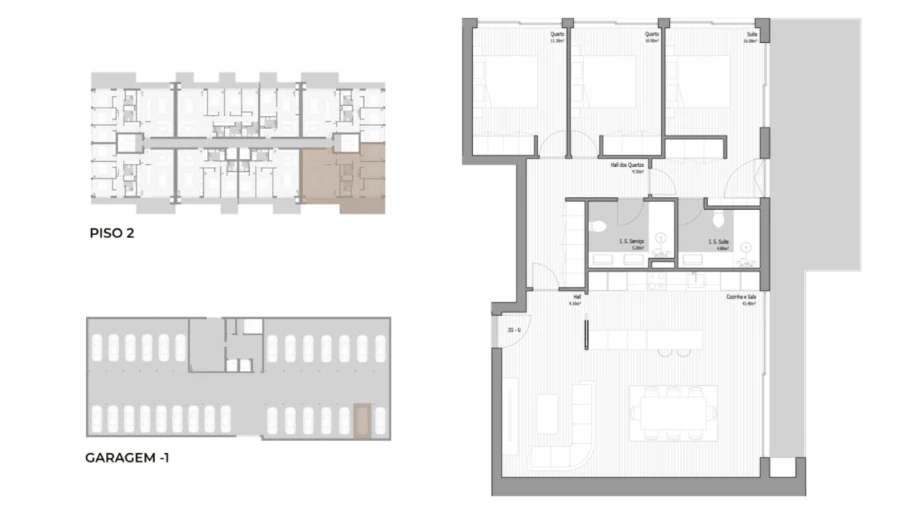 Apartamento T3 para Venda em Valongo Planta 1