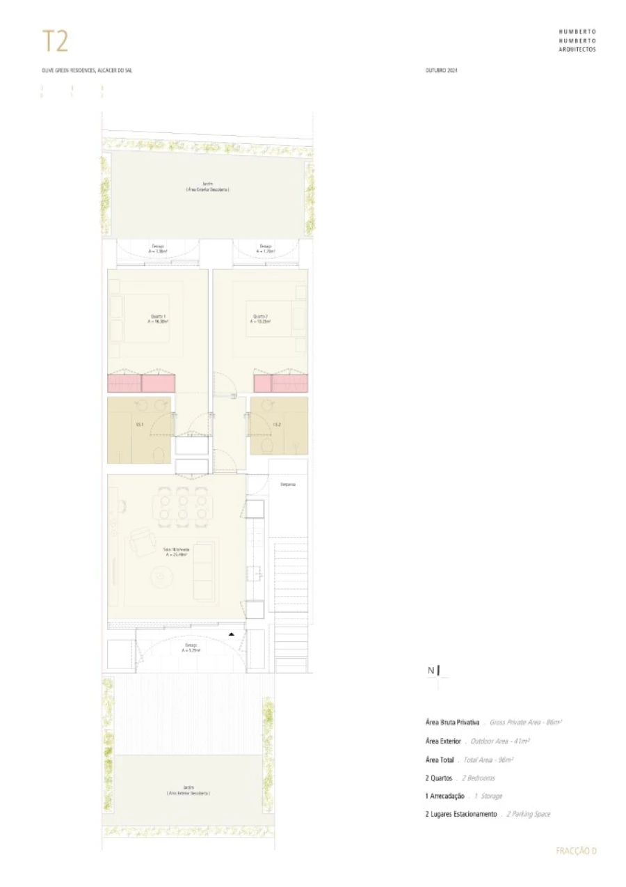 Apartamento T2 para Venda em Santa Maria do Castelo e Santiago e Santa Susana Planta 1