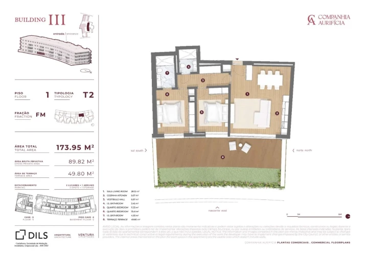 Apartamento T2 para Venda em Cedofeita, Santo Ildefonso, Sé, Miragaia, São Nicolau e Vitória Planta 1