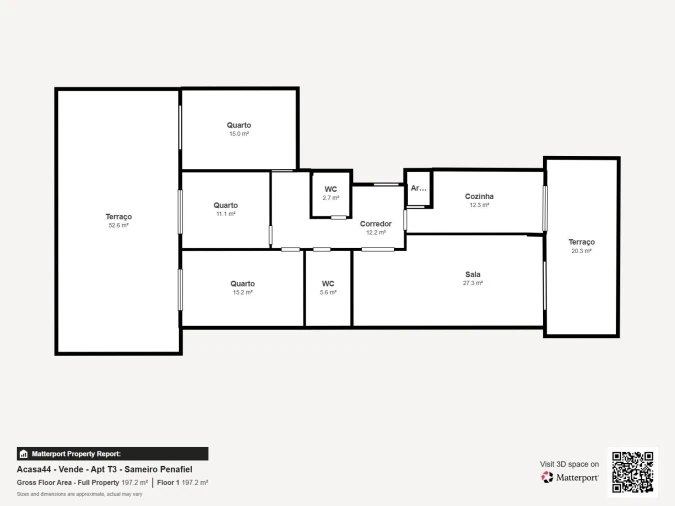 Apartamento T3 para Venda em Penafiel Foto 34