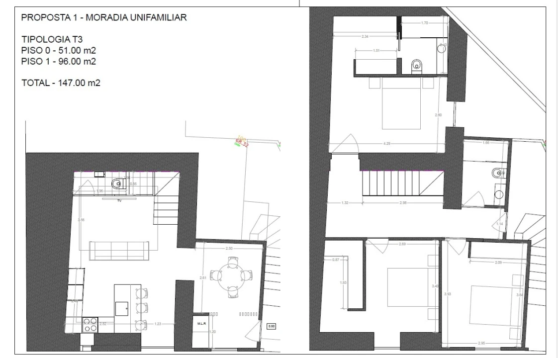 Moradia para Venda em Gondomar (São Cosme), Valbom e Jovim Planta 2