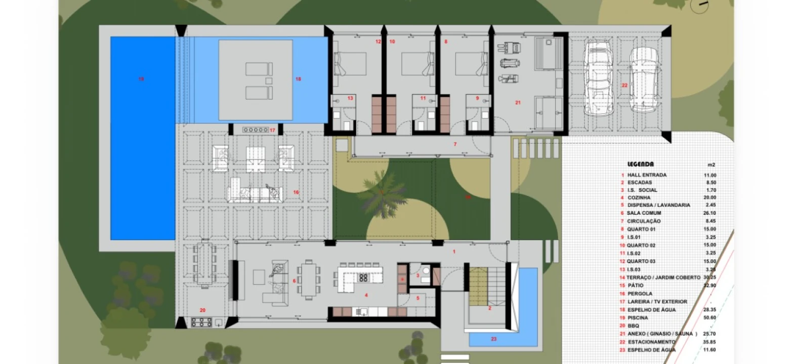 Moradia T4 para Venda em Quarteira Planta 2