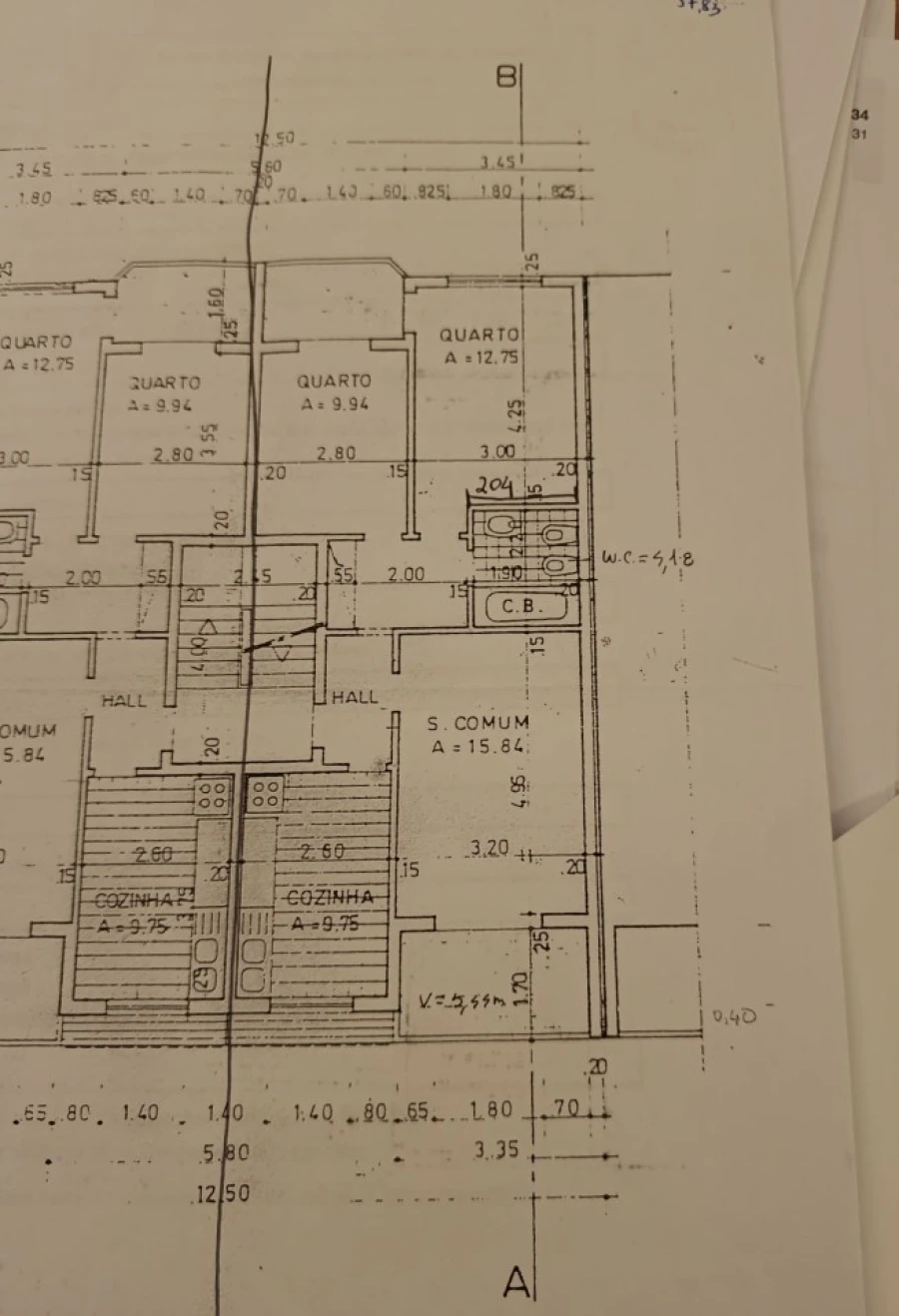 Apartamento T4 para Venda em Cascais e Estoril Planta 1