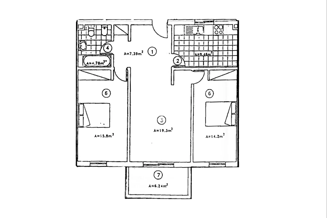 Apartamento T2 para Venda em Quarteira Foto 26