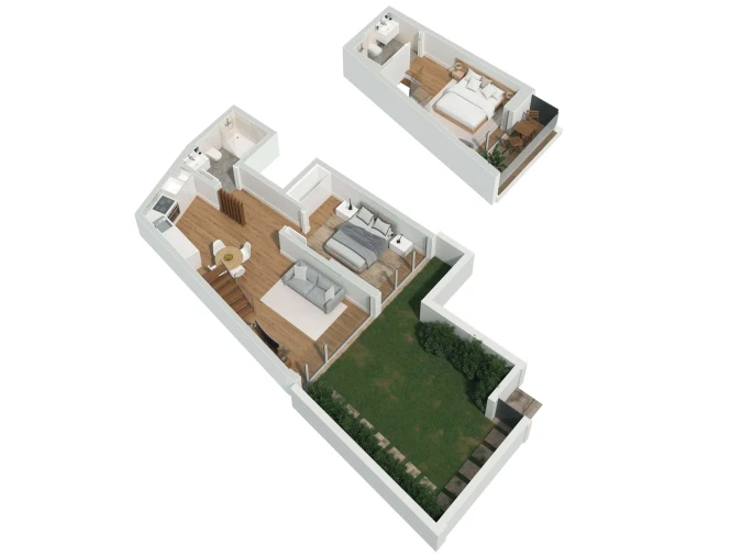 Apartamento T1 para Venda em Santa Marinha Foto 3