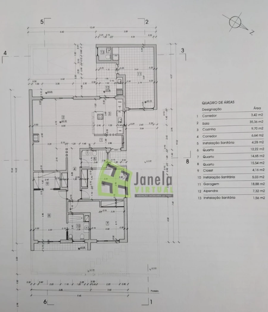Moradia T3 para Venda em Fernao Ferro Planta 1