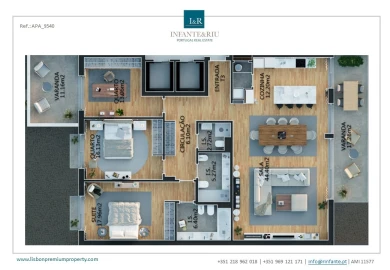 Apartamento T3 para Venda em Campolide