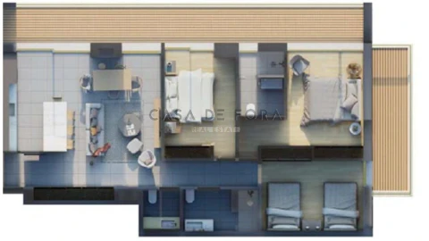 Apartamento T3 para Venda em Montenegro