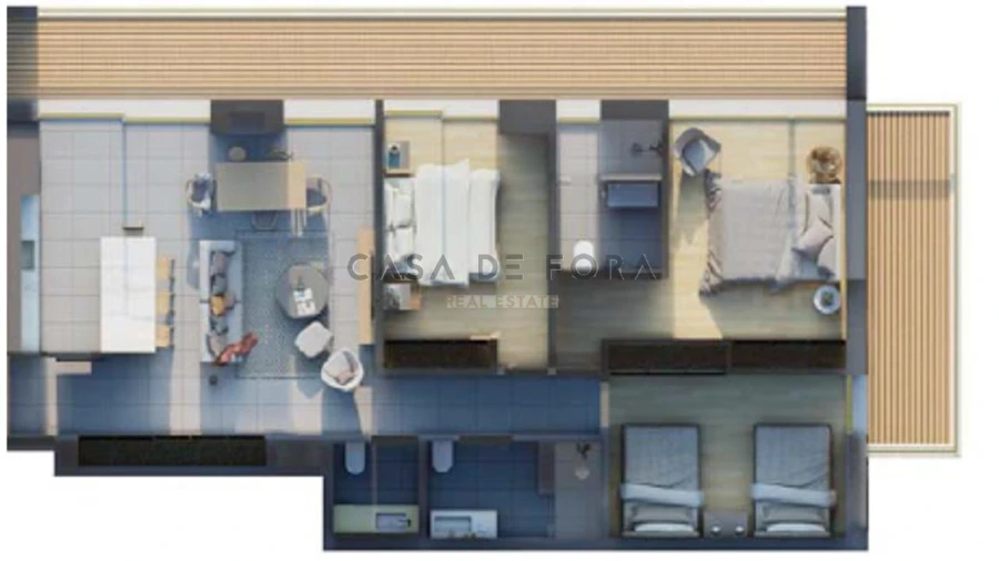 Apartamento T3 para Venda em Montenegro Foto 9