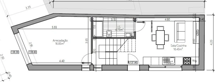 Moradia T2 para Venda em Encarnação