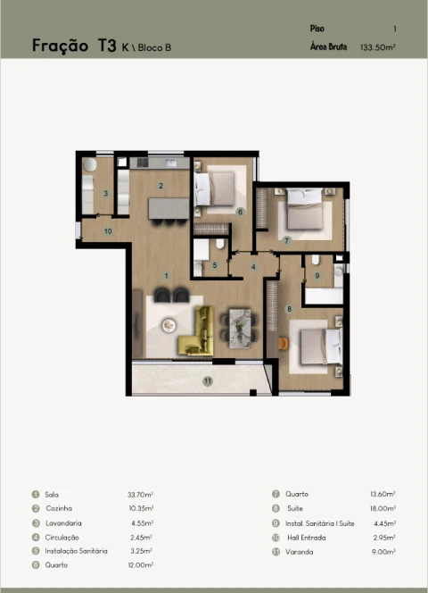 Apartamento T3 para Venda em Camara de Lobos